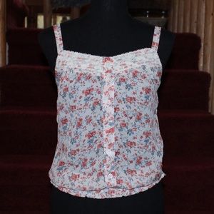 flowered tank top